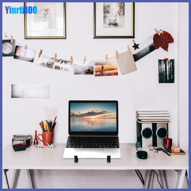 Giá Đỡ Laptop Bằng Hợp Kim Nhôm Có Thể Gấp Gọn Đa Năng Tiện Dụng