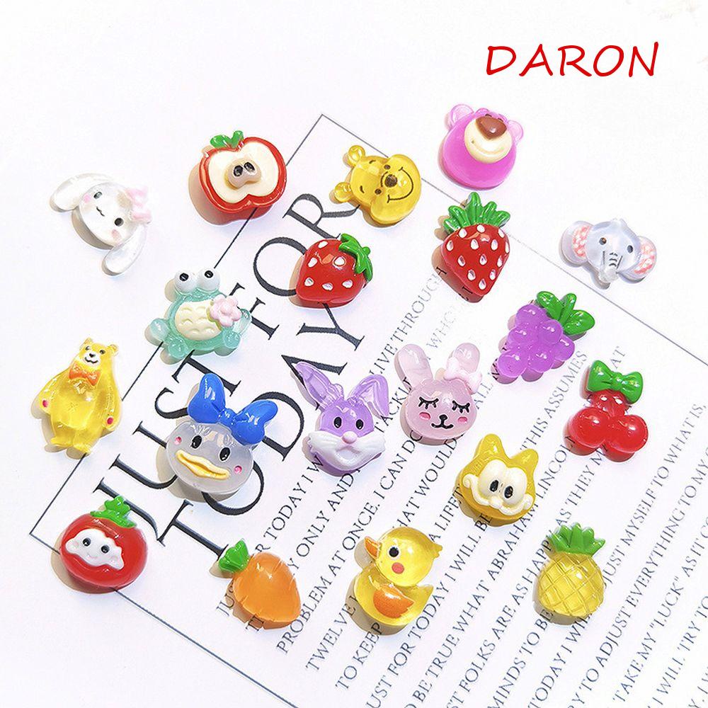 Phụ Kiện Trang Trí Móng Nghệ Thuật Hình Động Vật / Vịt Hoạt Hình 3D Dễ Thương Cho Nữ