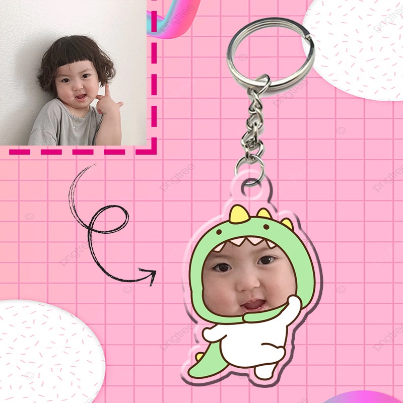Móc khóa Chipi dễ thương cho bé theo yêu cầu  AC.GIFT