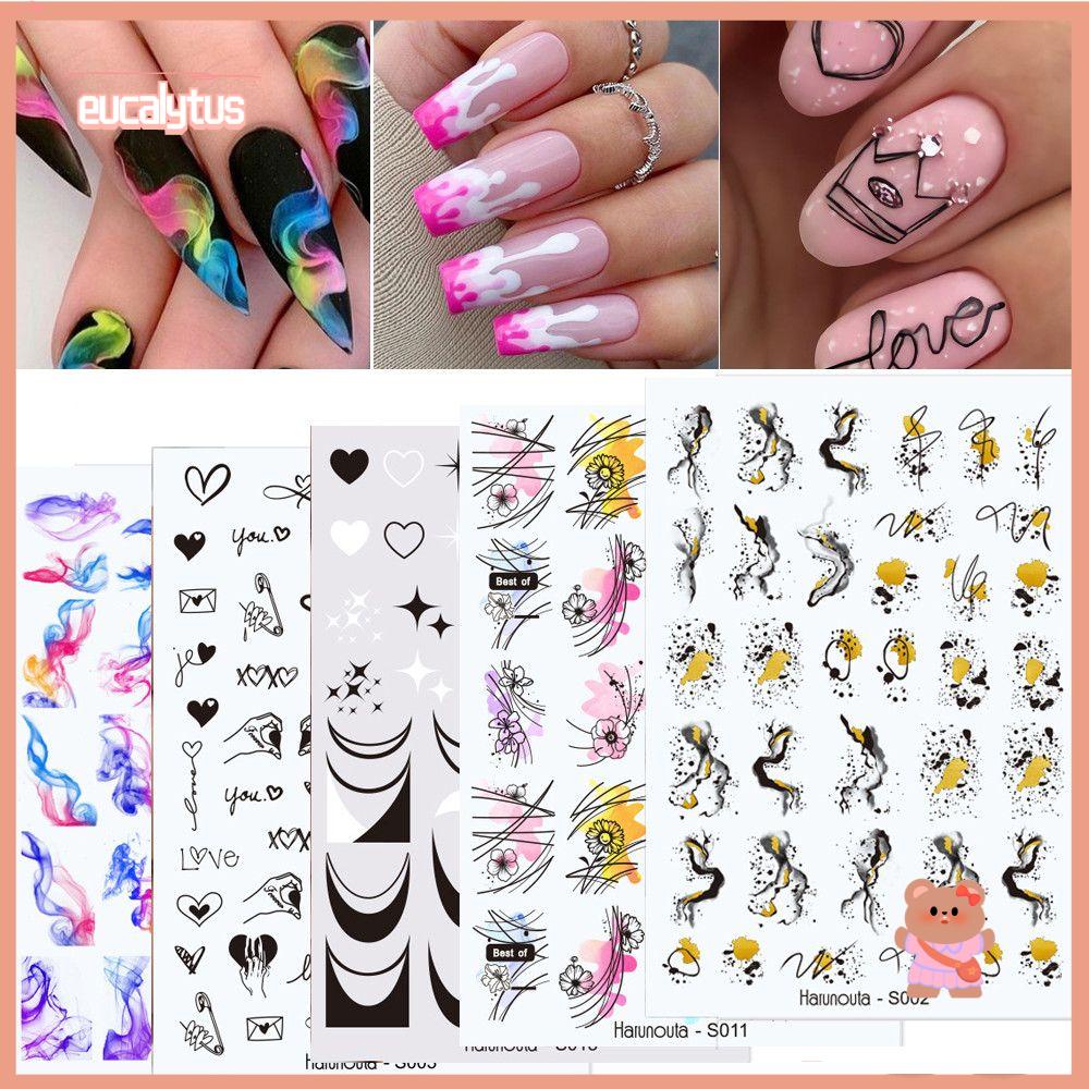 Miếng Dán Trang Trí Móng Tay Họa Tiết Hoạt Hình Avatar 3D Độc Đáo