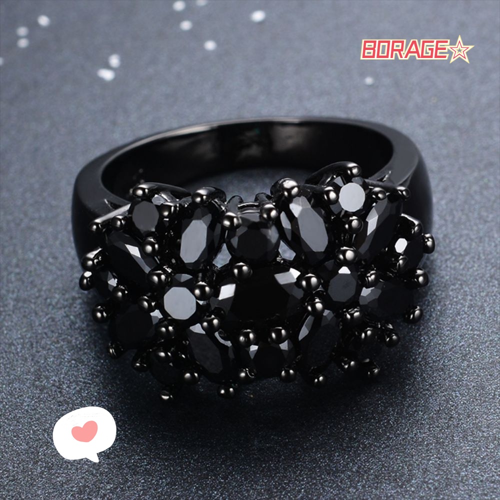 Nhẫn Cưới BORAG Viền Oval Thời Trang