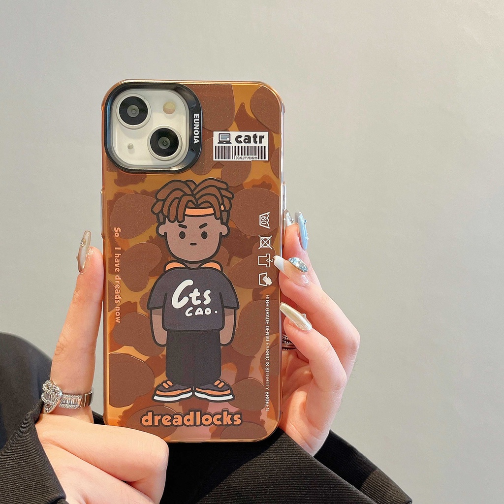 Ốp Điện Thoại Tpu Dẻo Trong Suốt Họa Tiết Hoạt Hình Màu Bạc Thời Trang Chống Sốc Cho iPhone 14 13 12 11 Pro Max