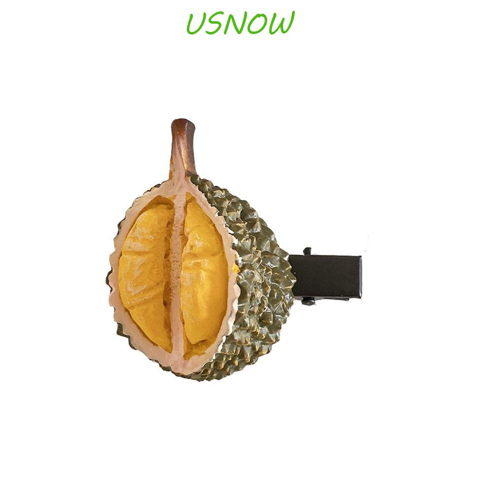 Kẹp Tóc Giả Hình Trái Sầu Riêng Thiết Kế Đơn Giản Dễ Thương Dùng Chụp Ảnh