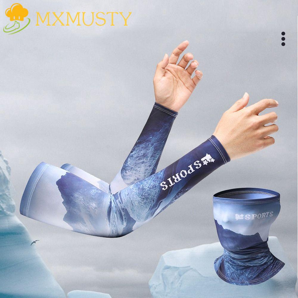 Găng Tay Chống Nắng Bằng Lụa Lạnh Thoải Mái Bảo Vệ Cánh Tay Khi Chạy Xe Cho Nam Và Nữ