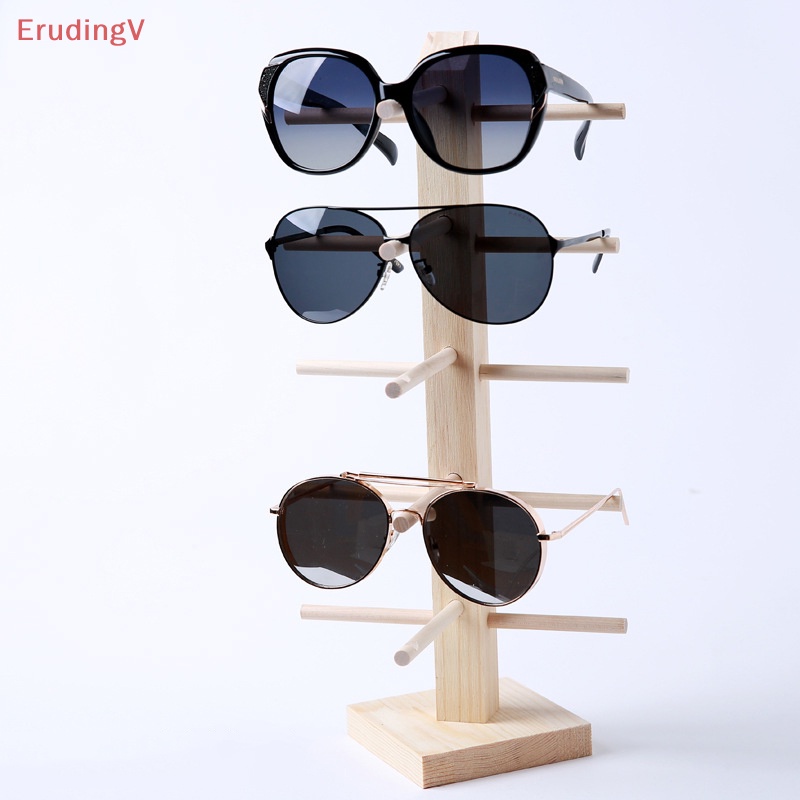 Giá Đỡ Trưng Bày Mắt Kính 5 Kích Cỡ Bằng Gỗ Tự Nhiên Sáng Tạo