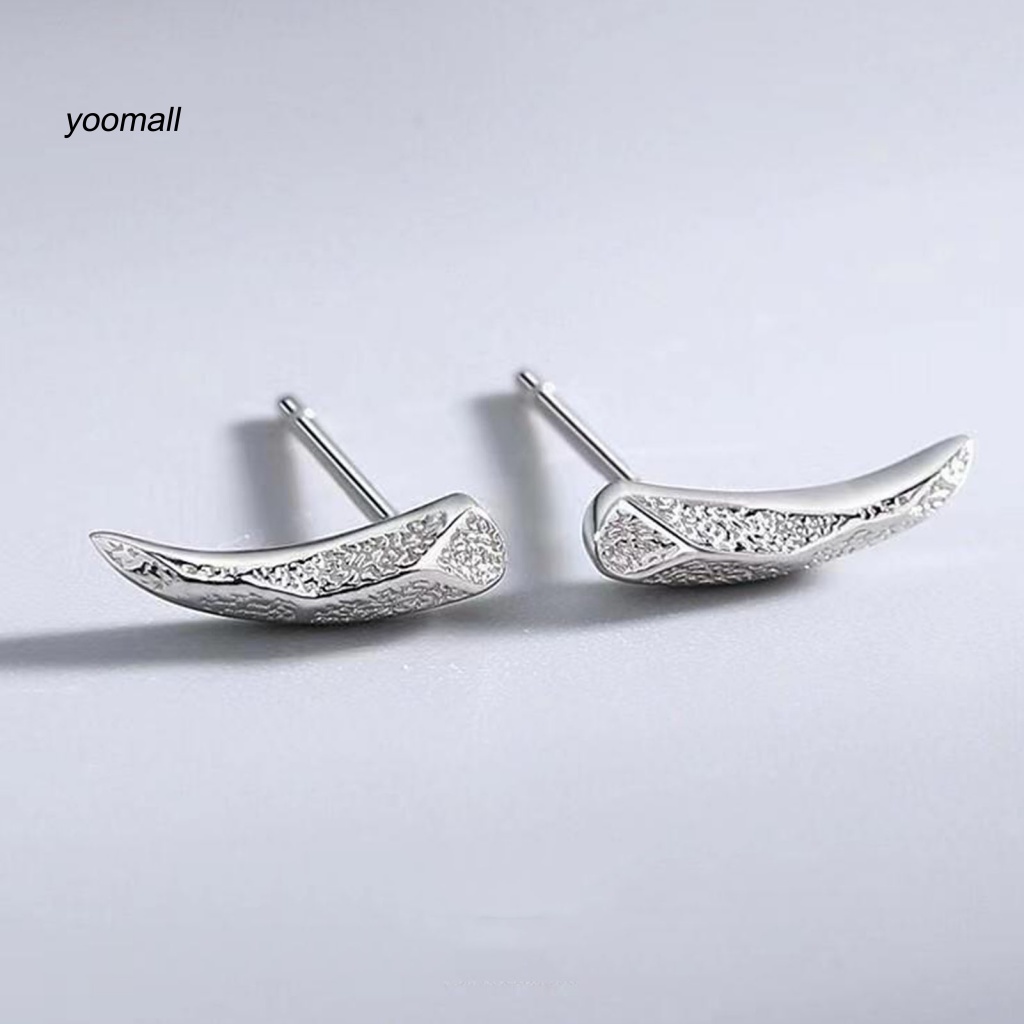 Bông Tai Dạng Móc 2 Móng Vuốt Đơn Giản Cá Tính Thời Trang Punk Hip Hop Có Thể Tháo Rời Làm Quà Tặng Cho Nam