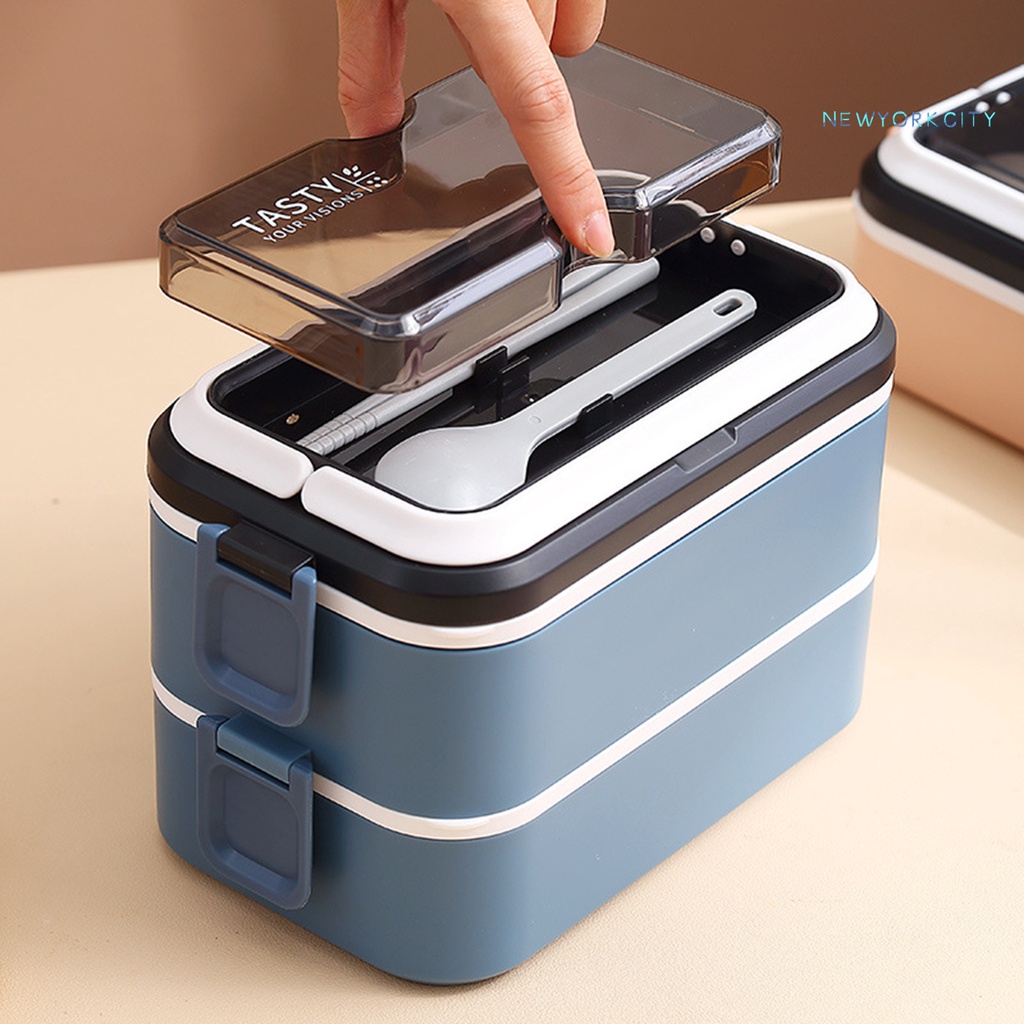 1 Bộ Hộp cơm Hai Tầng 700 / 1400ML