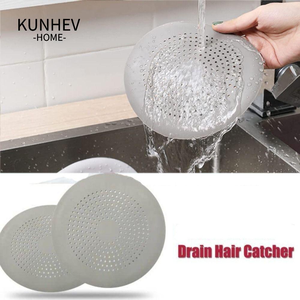 KUNHEV Nắp Đậy Cống Thoát Nước Sàn Nhà Hình Tròn Tiện Dụng Ốp