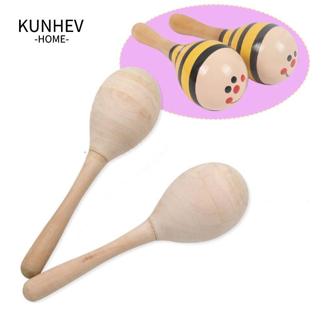 KUNHEV Set 2 Đồ Chơi Búa Đập Cát Bằng Gỗ DIY Dành Cho Trẻ Em