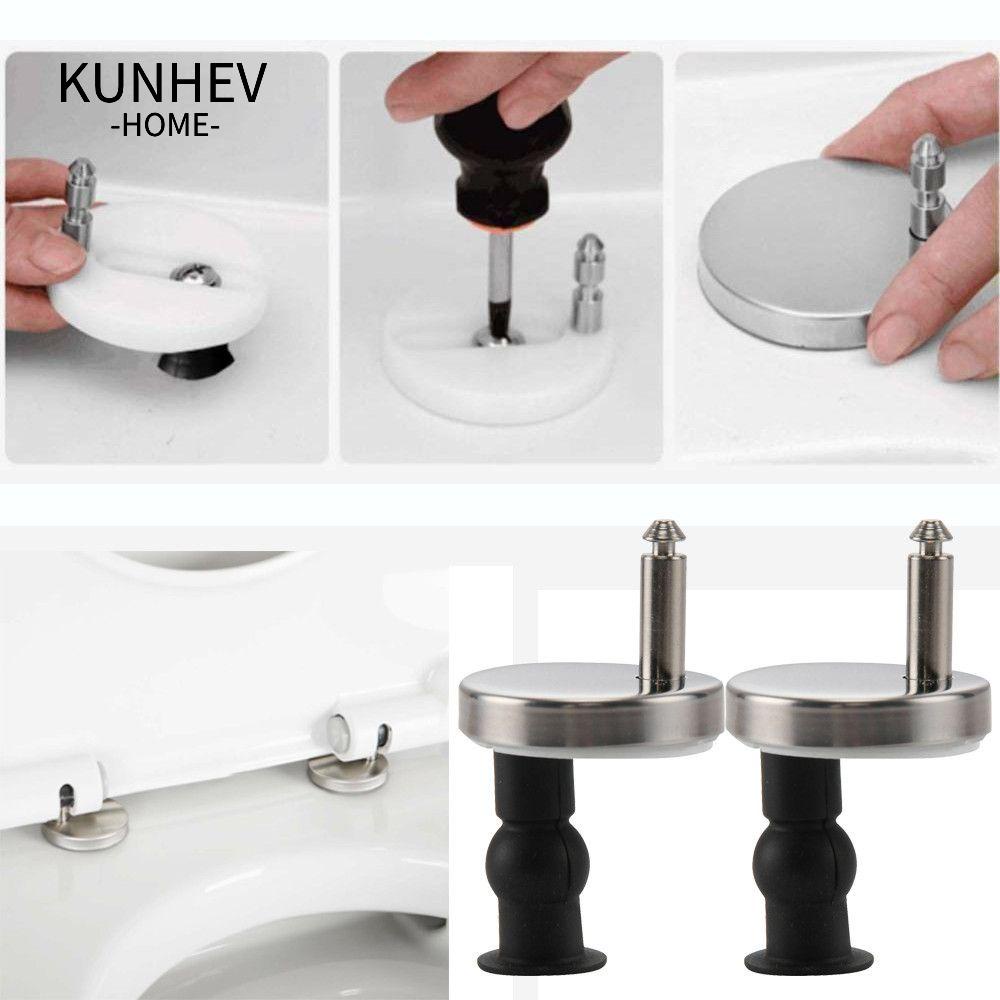 KUNHEV Set 2 Bản Lề Nối Bồn Cầu Bền Bỉ Tiện Dụng