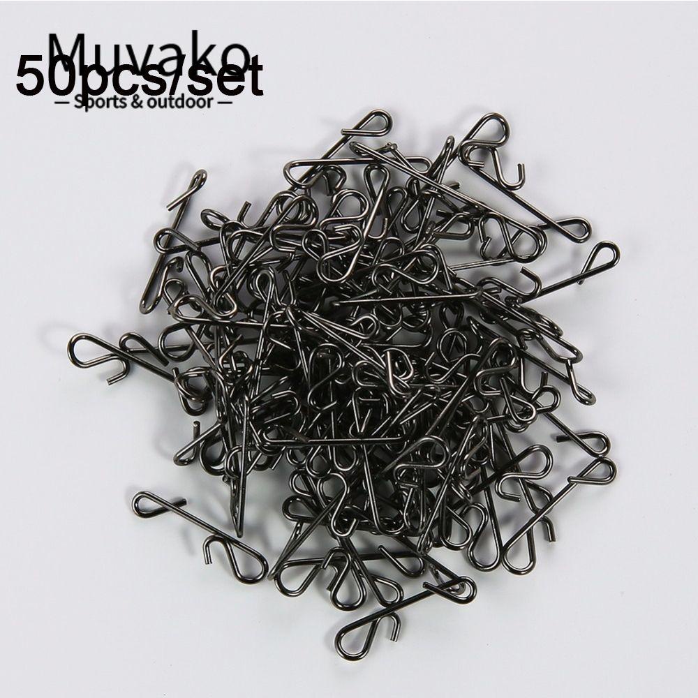 MUVAKO Set 50 Phụ Kiện Nối Dây Câu Cá Chất Lượng Cao