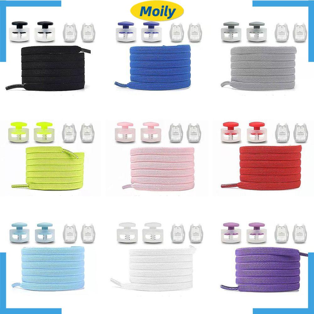 2 Cặp Dây Buộc Giày Co Giãn Không Cần Buộc Tiện Dụng