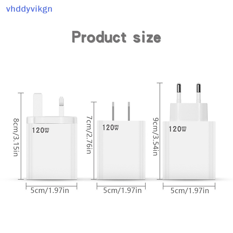 Bộ Sạc Nhanh VHDD 120W USB Chuyên Dụng Cho iPhone Xiaomi Samsung