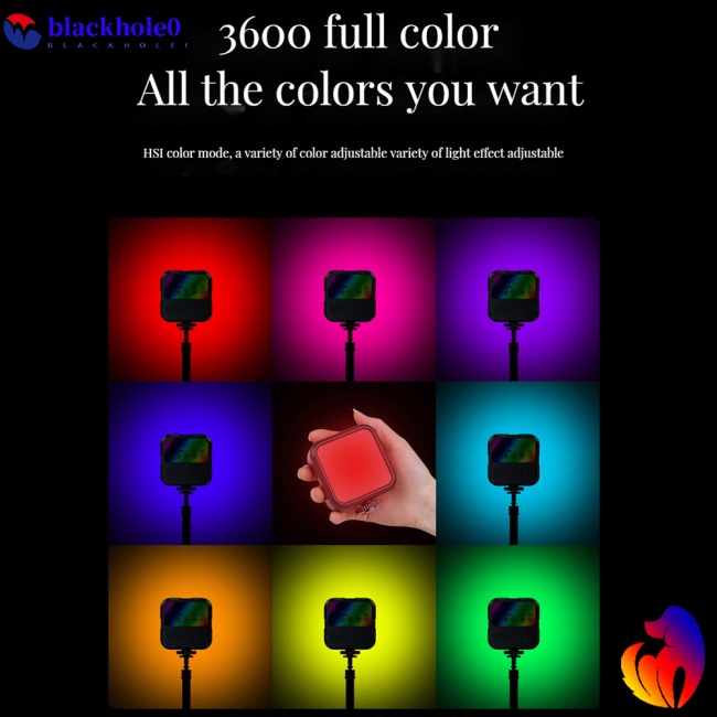 Đèn Led Rgb Mini Có Kẹp Gắn Điện Thoại Di Động Hỗ Trợ Chụp Ảnh Selfie