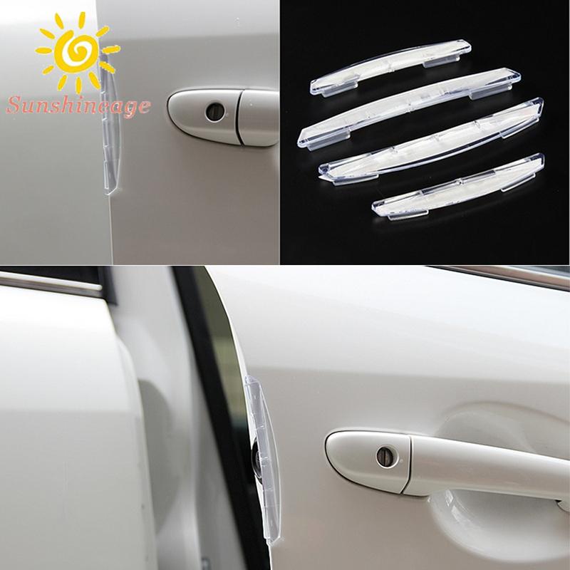 Miếng Dán Cạnh Cửa Bằng PVC Trong Suốt Chống Va Chạm Tiện Lợi