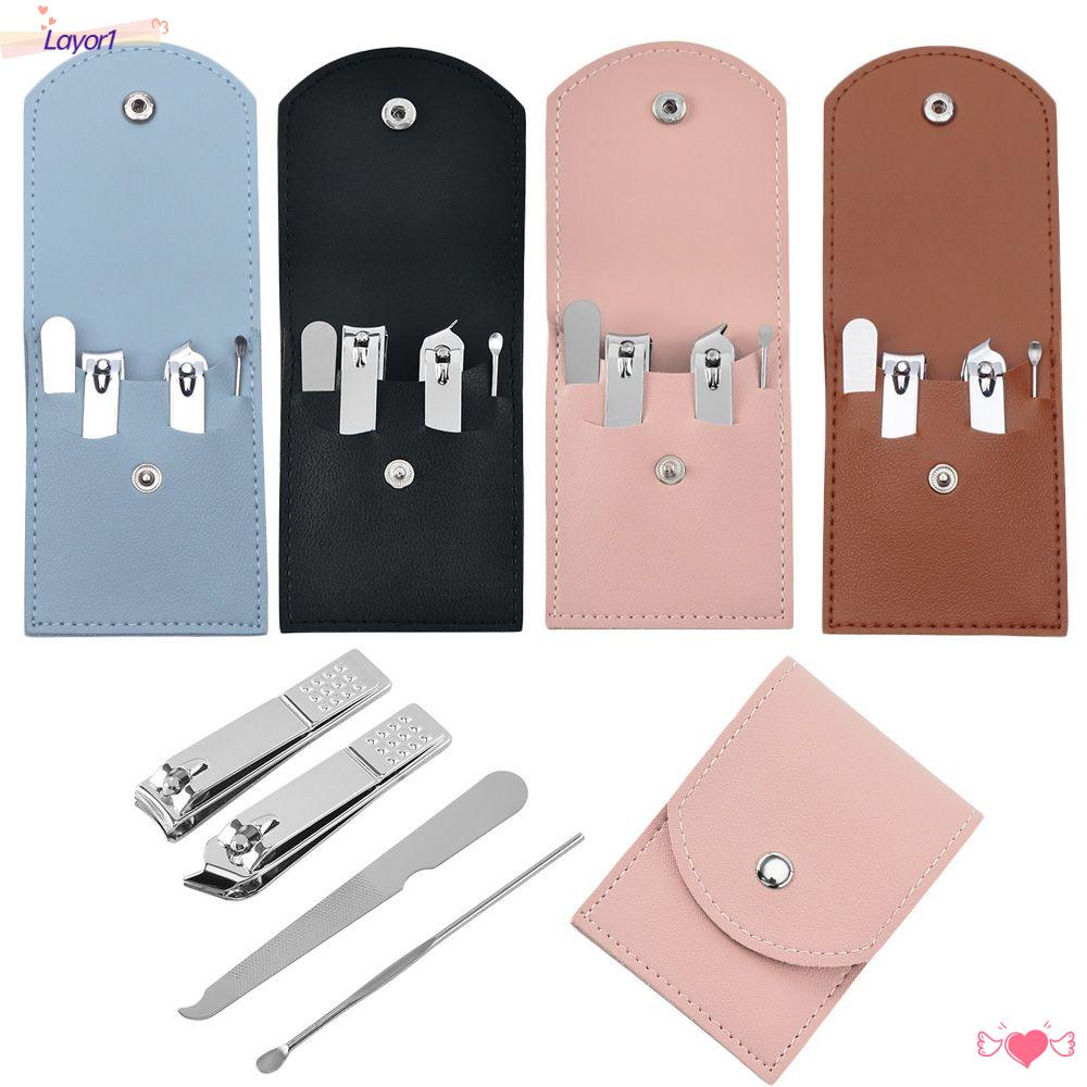 Set 1 Dụng Cụ Chăm Sóc Móng Tay Di Động Kèm Túi Đựng