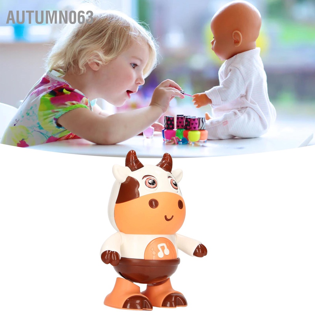 Autumn063 Đồ chơi động vật điện tử Hát nhảy Chiếu sáng Tay chân linh hoạt âm nhạc tương tác Tiếng Anh