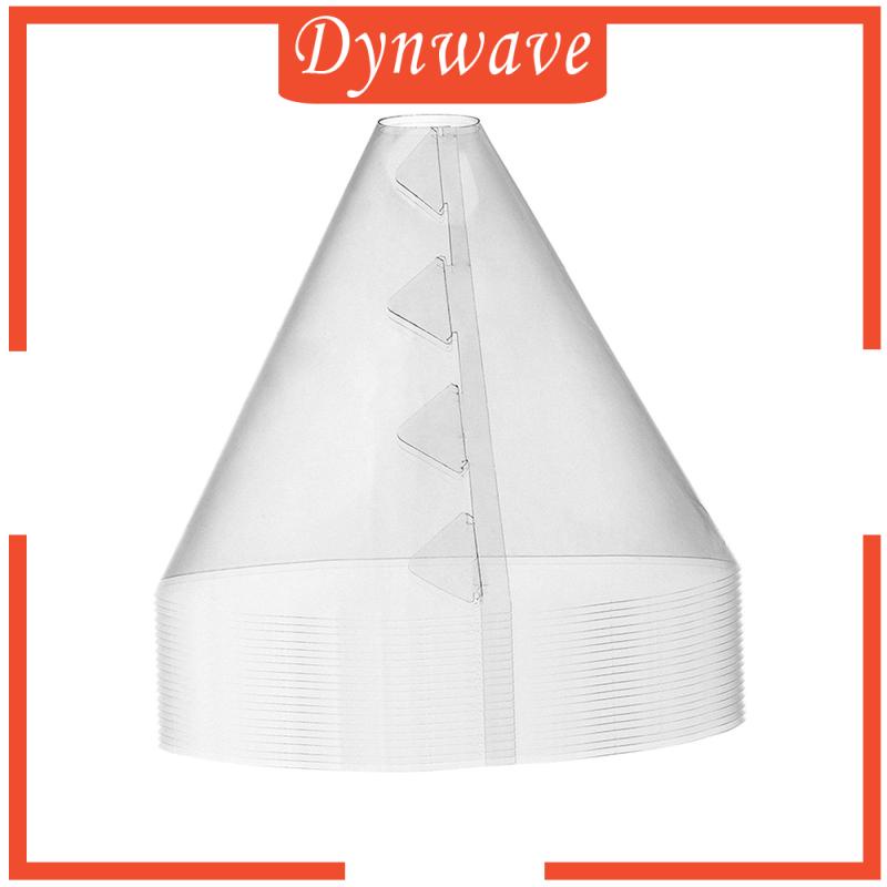 Set 10 Vỏ Bọc Chuông Mini Chống Thời Tiết Có Thể Tái Sử Dụng Cho Nhà Kính / Sân Vườn