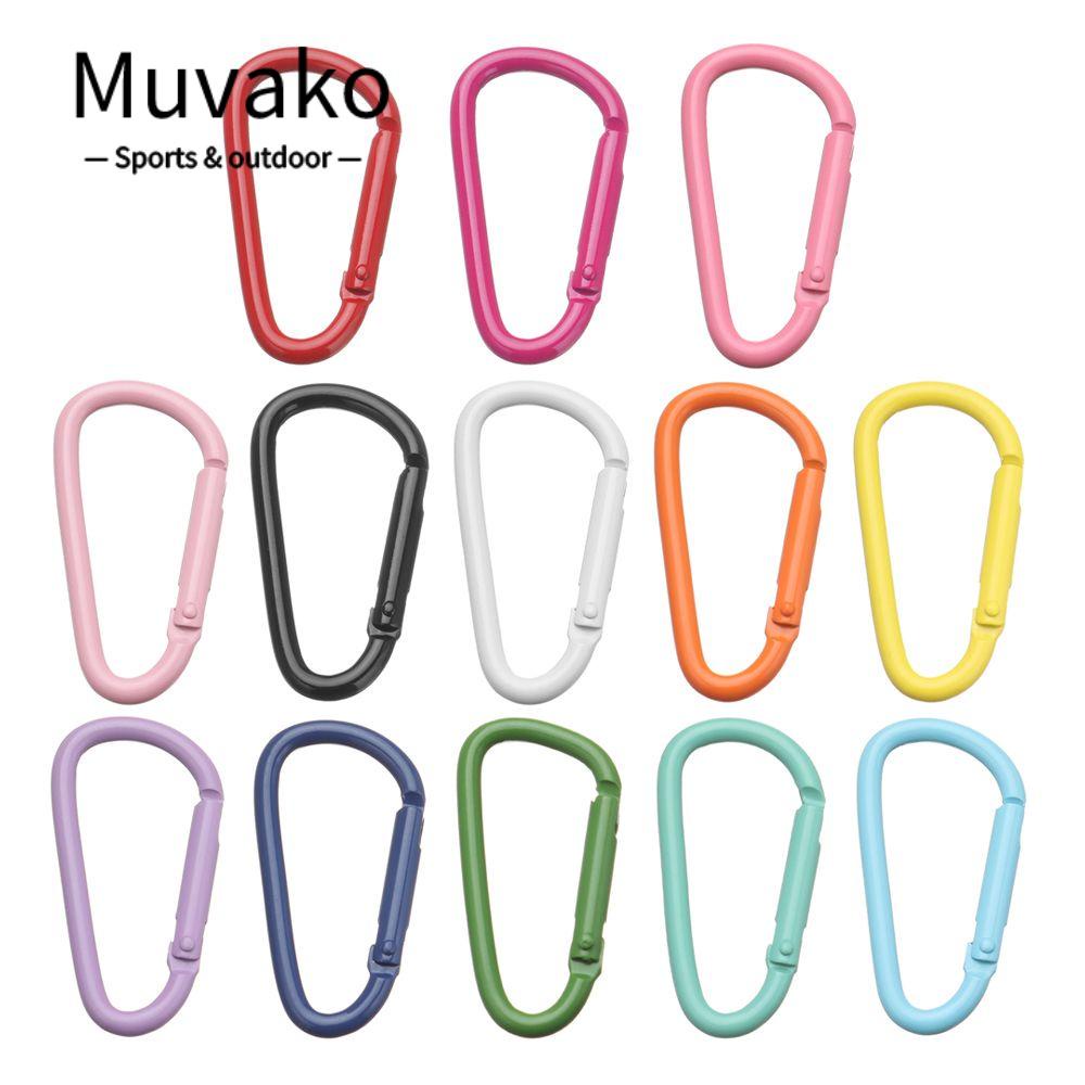 MUVAKO Set 5 Móc Khóa Leo Núi Bằng Hợp Kim Nhôm Nhiều Màu Sắc