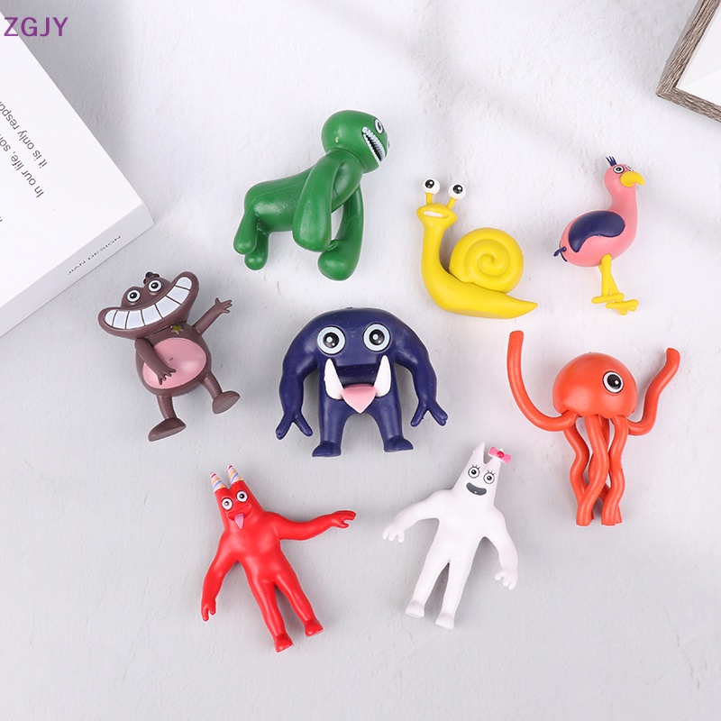 Set 8 Mô Hình Đồ Chơi Nhân Vật Hoạt Hình Garten Of Banban Bằng PVC Mới