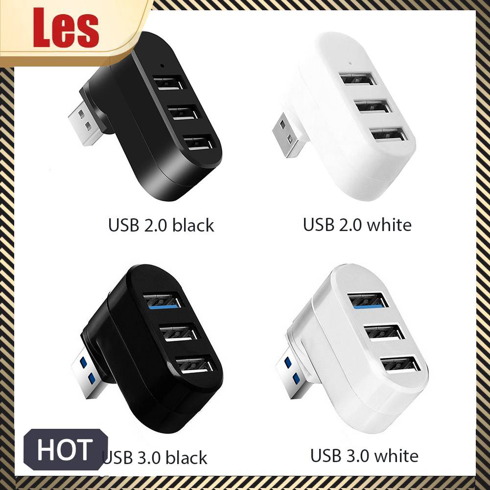 Đầu Đọc Đĩa U Hub 3 Cổng USB Xoay Được