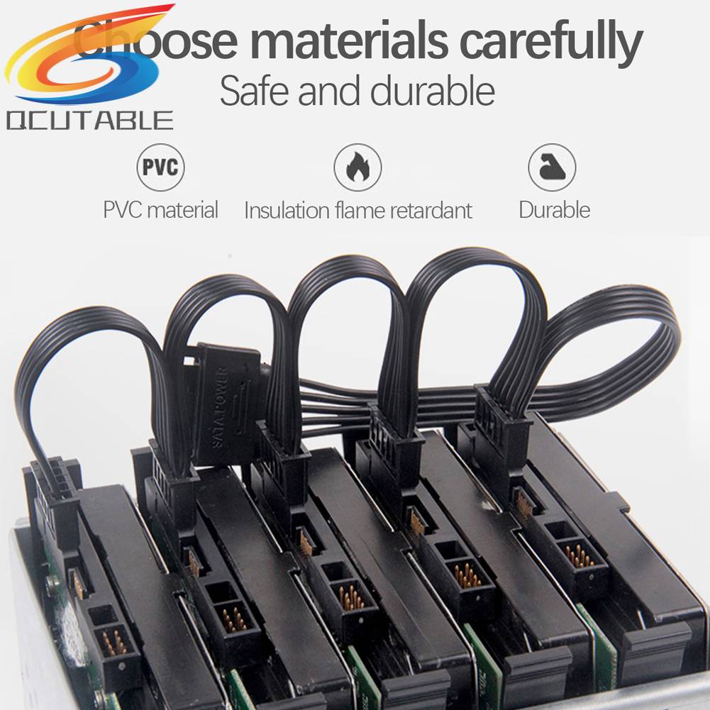 Cáp Mở Rộng SATA 15Pin Male Sang Female Cho Ổ Cứng