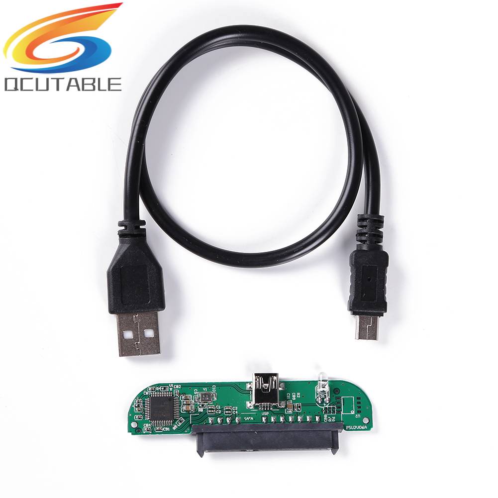 (MớI) Cáp ChuyểN Ổ CứNg USB 2.0 Sang SATA 7 + 15 Pin 2.5 "