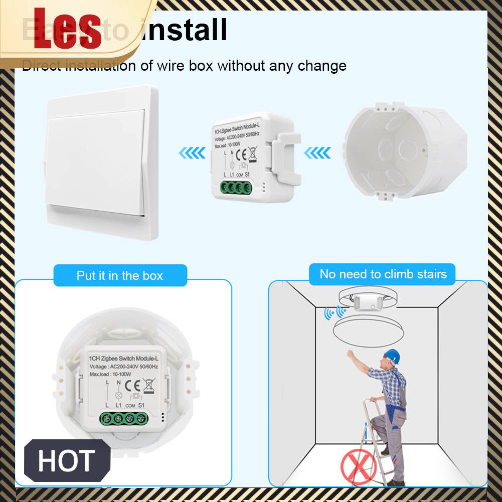 Mô Đun Công Tắc Đèn Không Dây Thông Minh 3.0 Điều Khiển Từ Xa