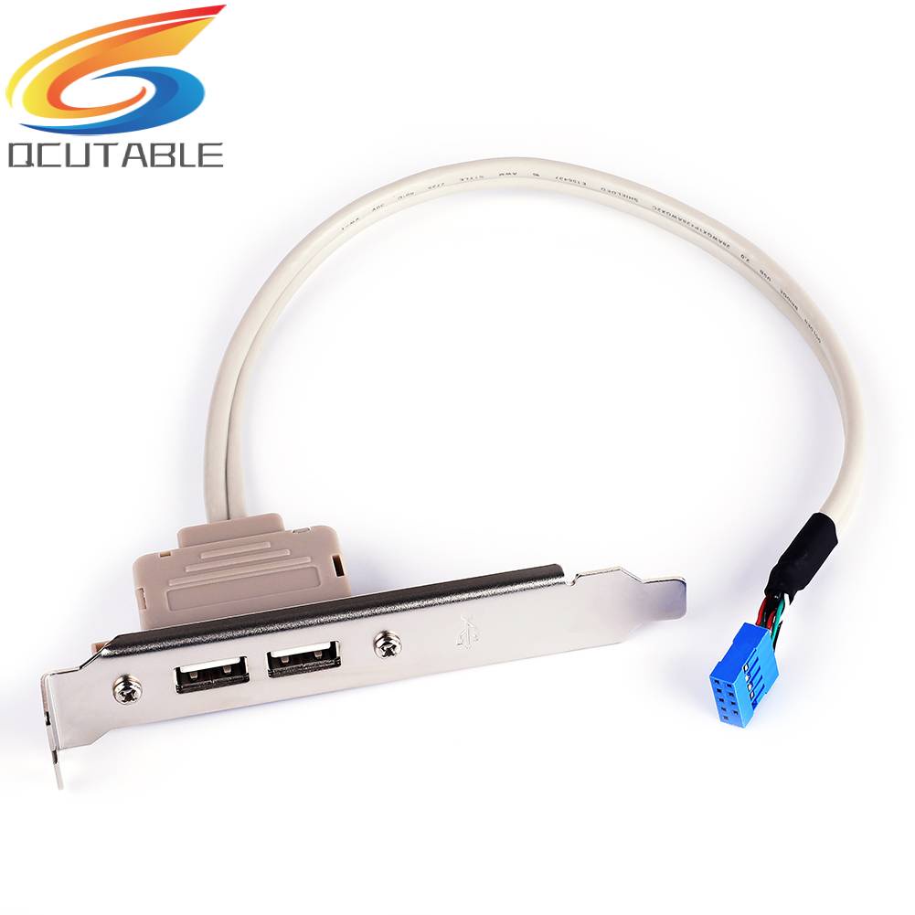 Cáp ChuyểN ĐổI Bo MạCh Chủ 9Pin Sang ĐầU CắM USB 2.0 Cho Desktop PC