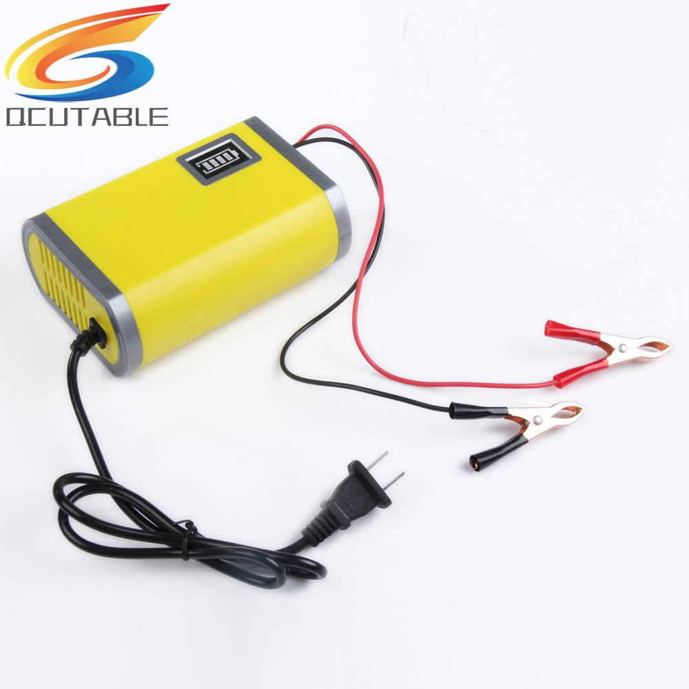 Bộ Sạc Pin Axit Chì 12V 6A Phích Cắm US Cho Xe Máy