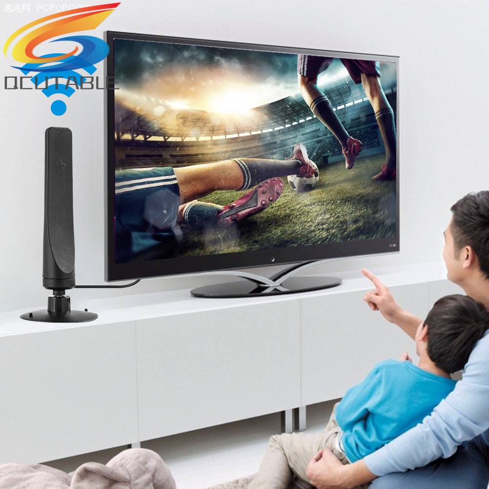 Ăng Ten HDTV Kỹ Thuật Số Trong Nhà Thu 12dBi Phạm Vi 50 Dặm 1080P