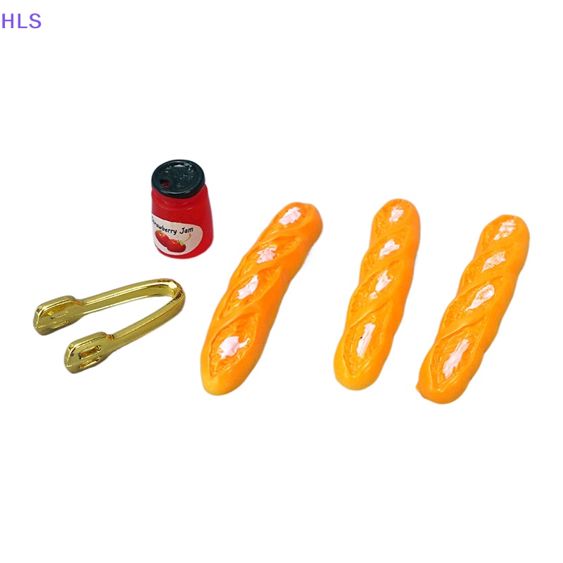 1 Set Mô Hình Rổ Bánh Mì Tỉ Lệ 1: 12 Trang Trí Nhà Búp Bê