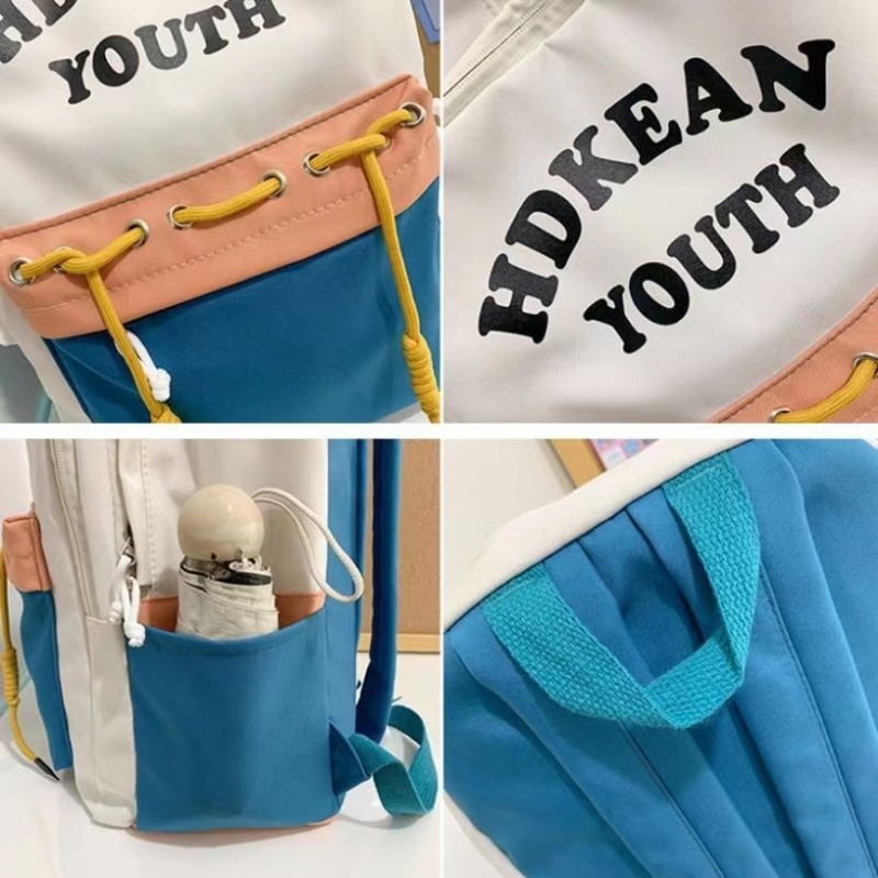 Ba Lô Đi Học Chống Thấm Nước Sức Chứa Lớn In Họa Tiết Thời Trang Nhật Hàn Chất Lượng Cao