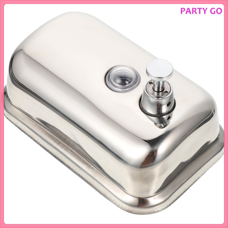 Bình Đựng Xà Phòng Dạng Lỏng Bằng Thép Không Gỉ Gắn Tường Phòng Tắm Cho Bé uiran.vn