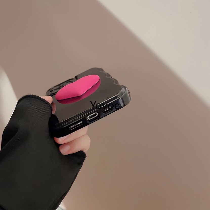 Ốp Điện Thoại Silicon Mềm Đen Tối Giản Bảo Vệ Camera Cho IPhone 14 13 12 11 Pro Max XR XS Max X 8 7 14 Plus SE