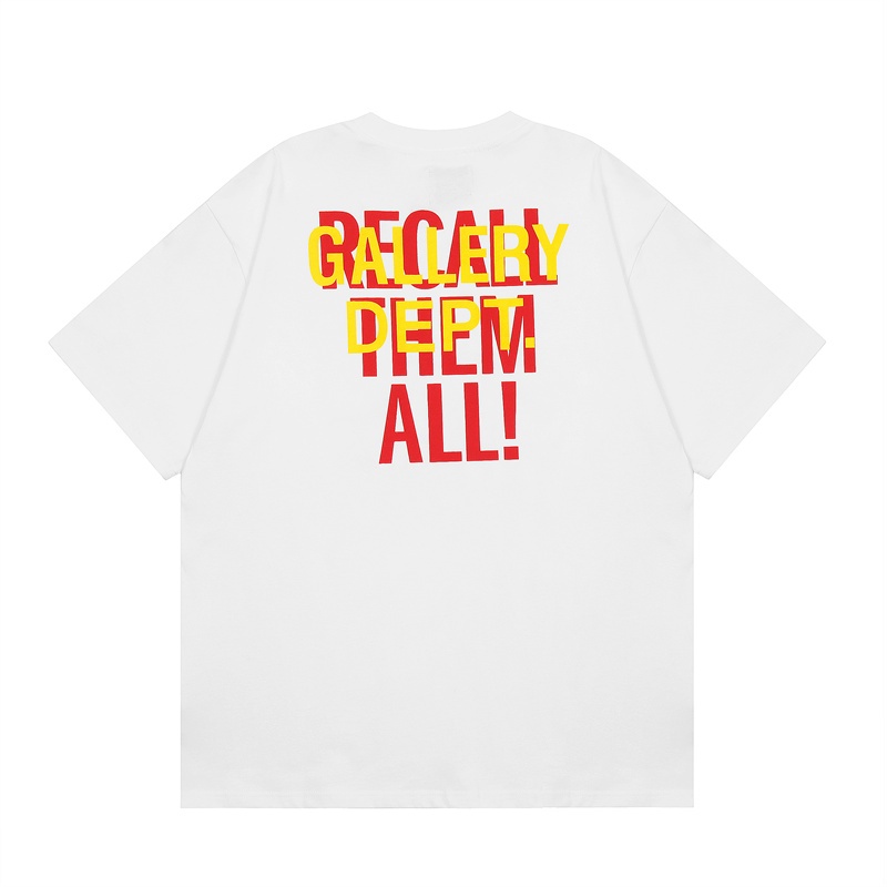 Tee GALLERY DEPT. Áo Thun Ngắn Tay In Họa Tiết Thời Trang Chất Lượng Cao