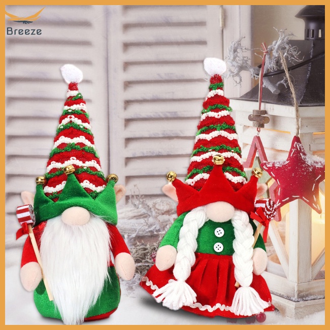 Búp Bê Nhồi Bông Handmade Trang Trí Giáng Sinh