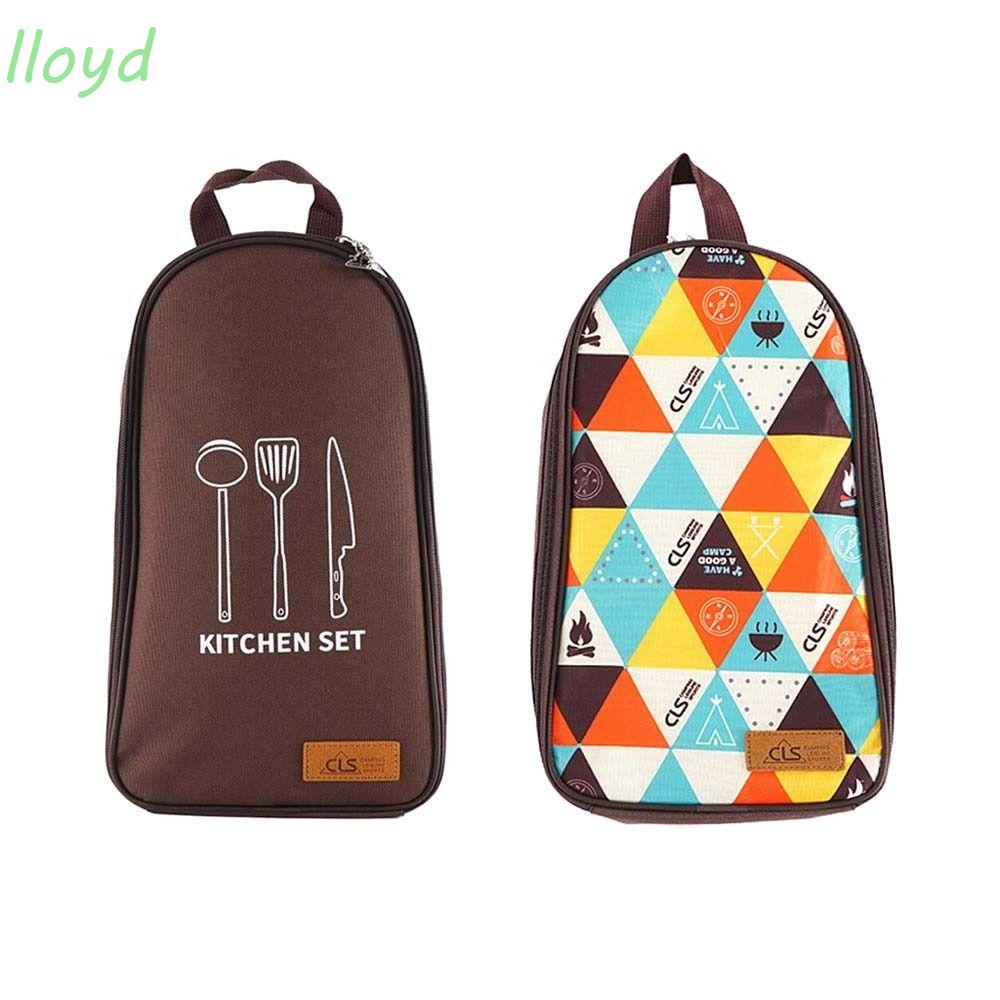 LLOYD Bộ Dụng Cụ Ăn Uống Tiện Dụng ​Túi Đựng Dụng Cụ Nấu Ăn Cắm Trại Tiện Lợi