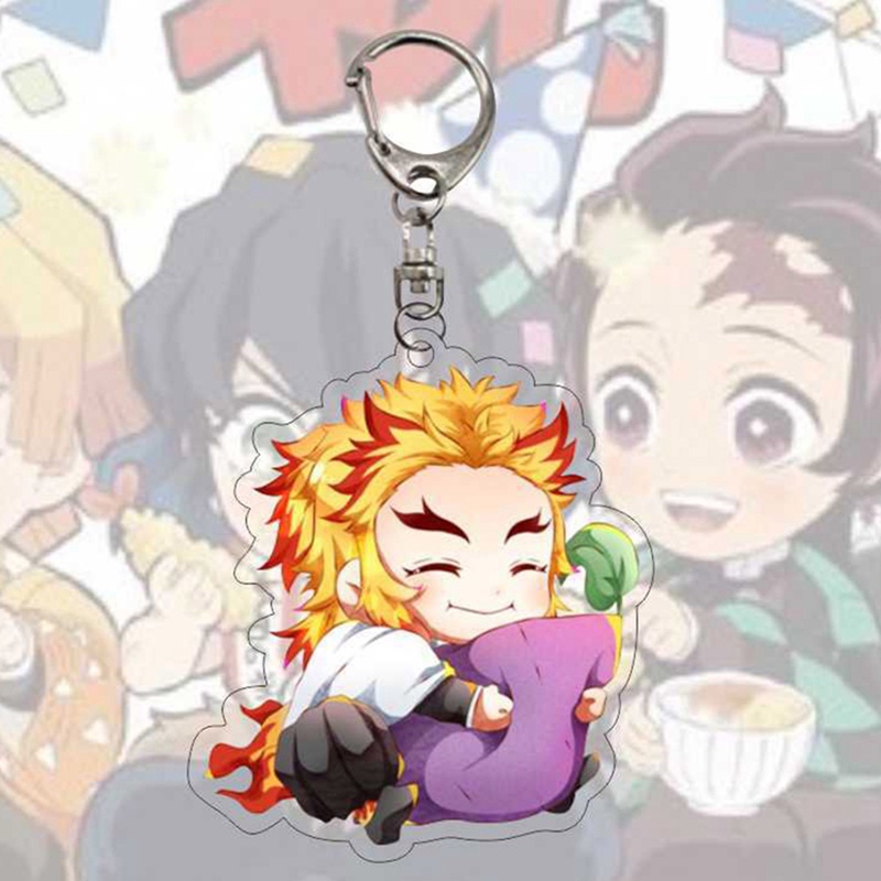 Móc Khóa Acrylic Hình Nhân Vật Anime Demon Slayer Kimetsu no Yaiba