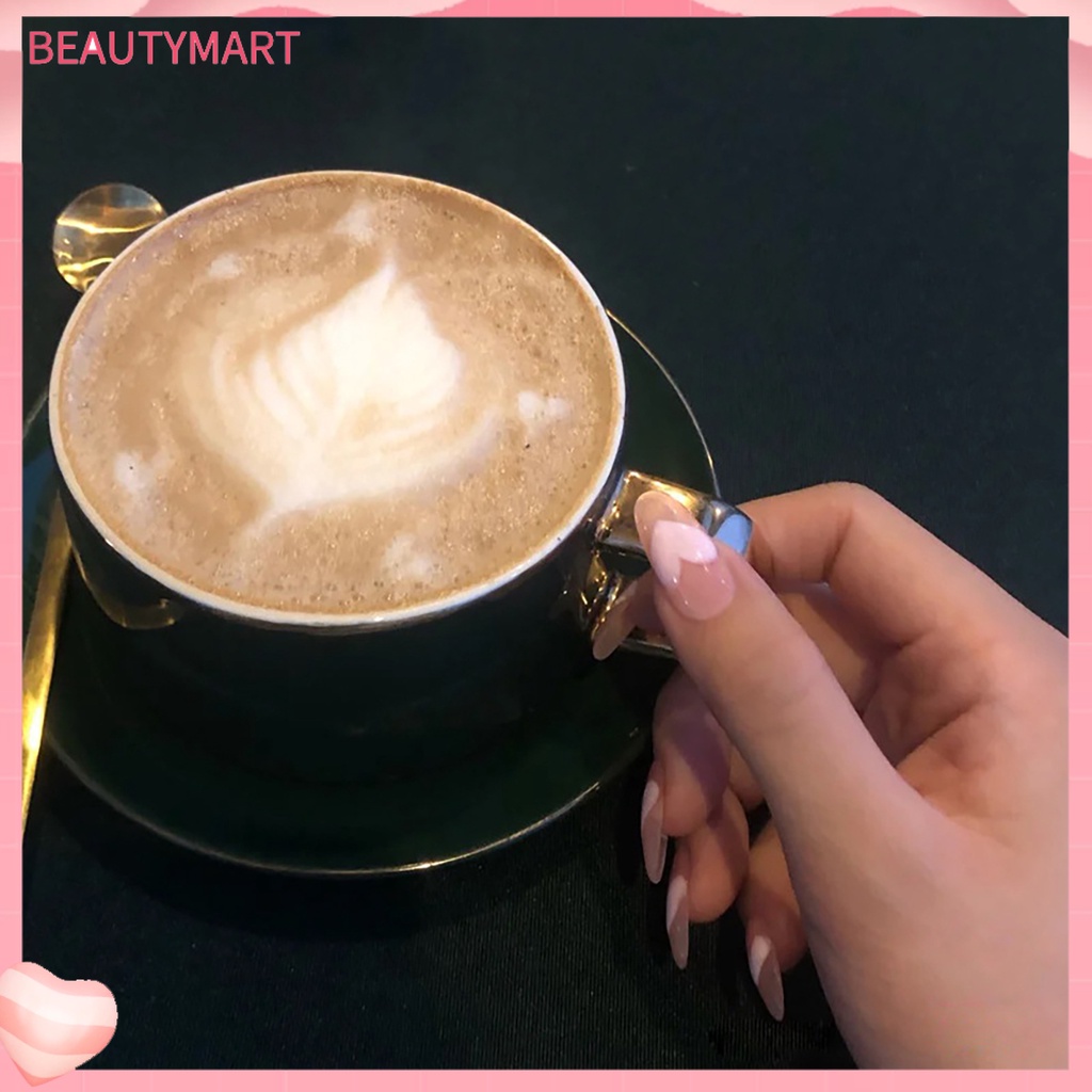 Set 24 Miếng Dán Trang Trí Móng Tay Nghệ Thuật Có Thể Tháo Rời Thanh Lịch Dành Cho Nữ