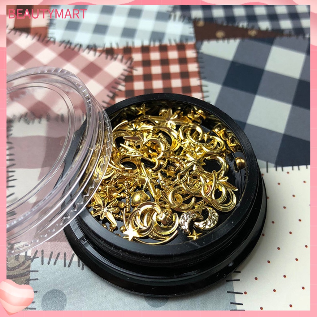 1 Bộ Đinh Tán Kim Loại Siêu Nhẹ Dùng Trang Trí Móng Tay DIY