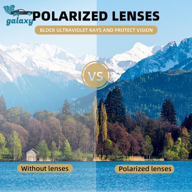 Galaxy Kính Mát Phân Cực Chống Tia Uv 12 Màu Tùy Chọn