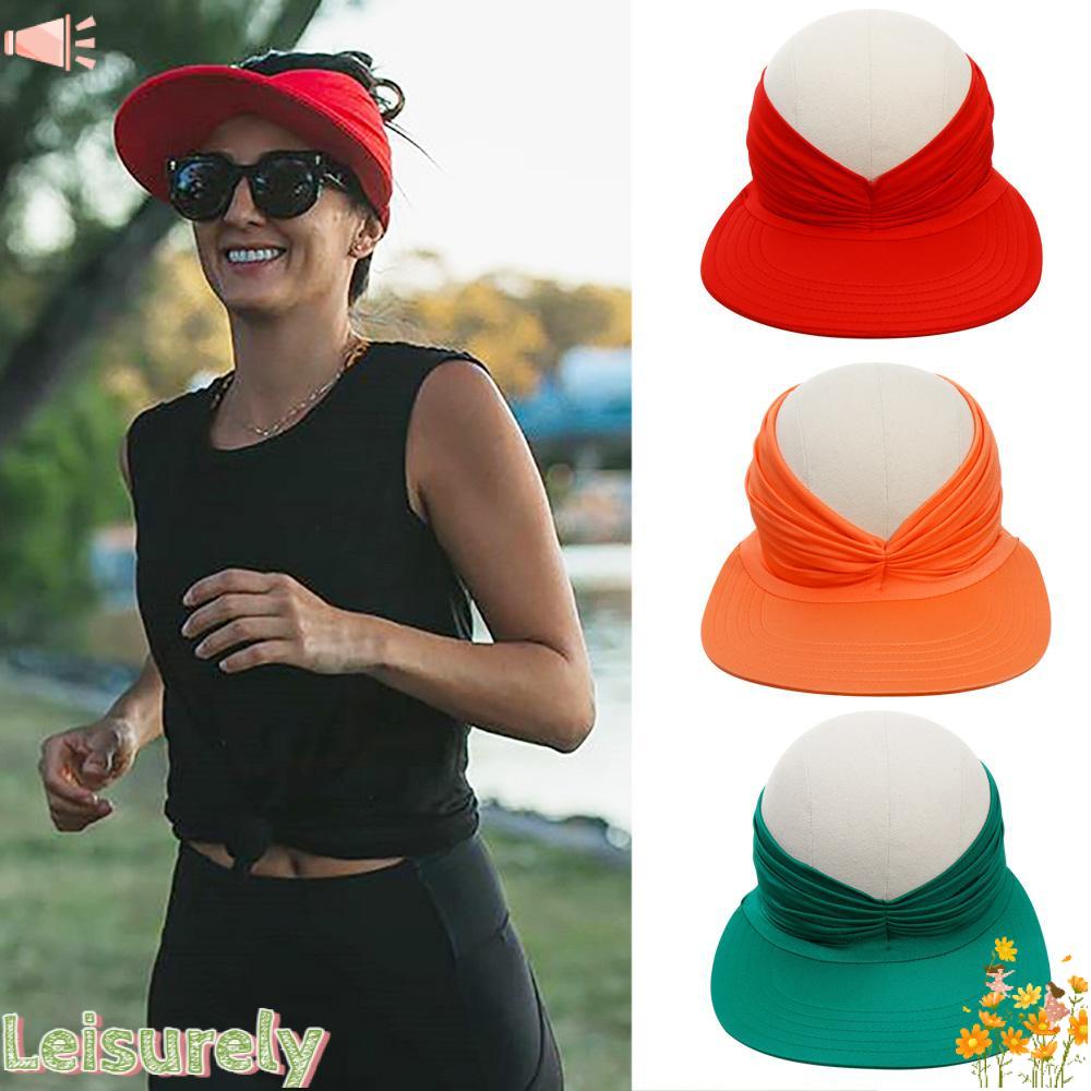 LEILY Mũ Rộng Vành Chống Nắng Chất Liệu Co Giãn Thời Trang Cho Nữ