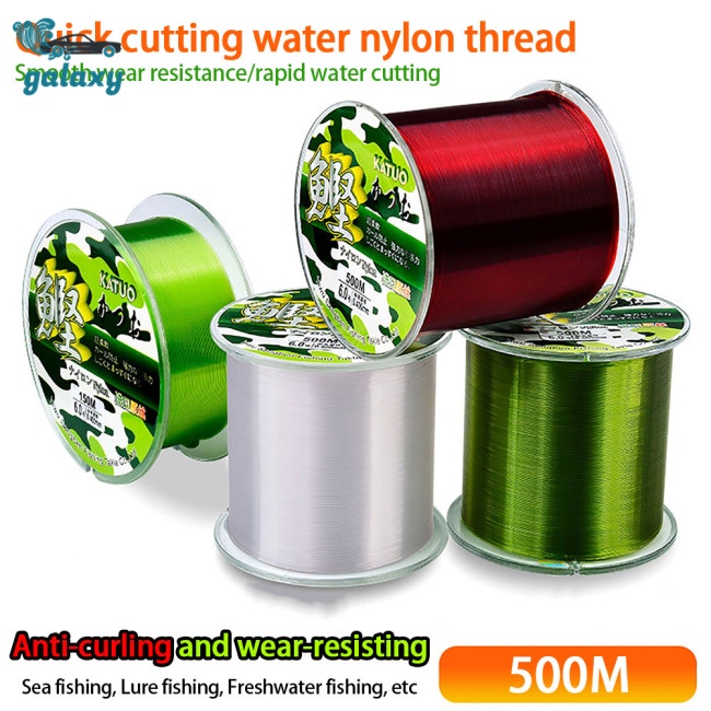 Cuộn Dây Câu Cá Nylon Dài 3.53-43lb Tự Làm Thủ Công Siêu Bền 500m 3.53-43lb