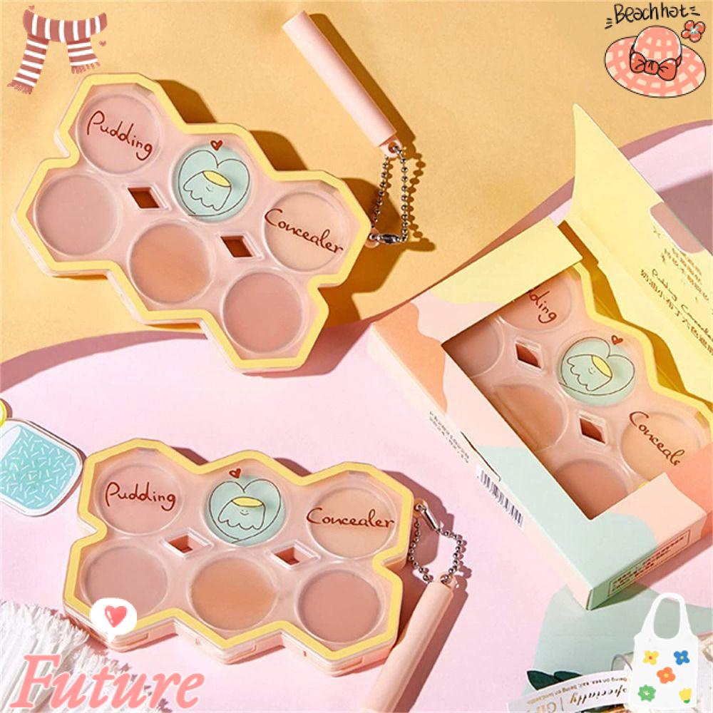 FUTURE Kem Che Khuyết Điểm 6 Màu Sắc Tùy Chọn Chống Thấm Nước Dưỡng Ẩm Tự Nhiên