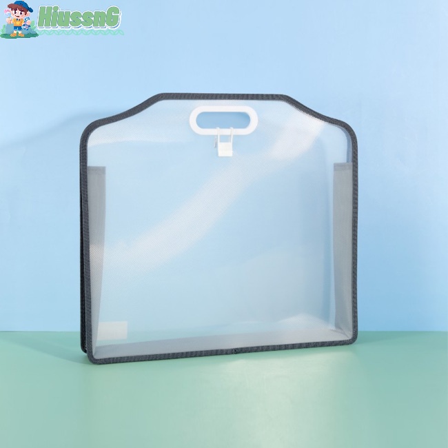 Bộ 2 Túi Đựng Tài Liệu Dày Khổ A3 Trong Suốt 3d Sức Chứa Lớn Tiện Dụng