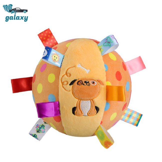 Galaxy Đồ Chơi Quả Bóng Lục Lạc Hình Chú Chó Nhồi Bông Mềm Mại Thoải Mái Giúp Giảm Căng Thẳng