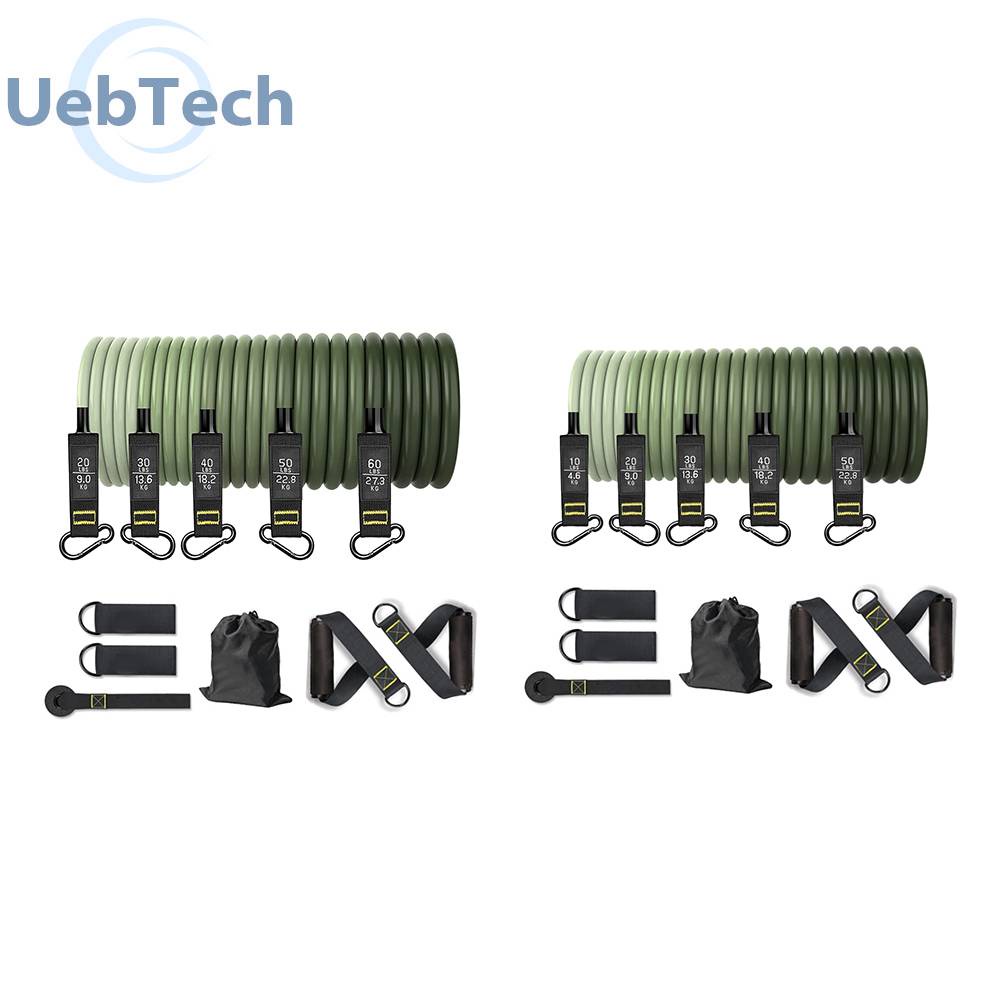 Set 11 Dụng Cụ Dây Kéo Đàn Hồi Hỗ Trợ Tập Thể Hình Chống Trượt