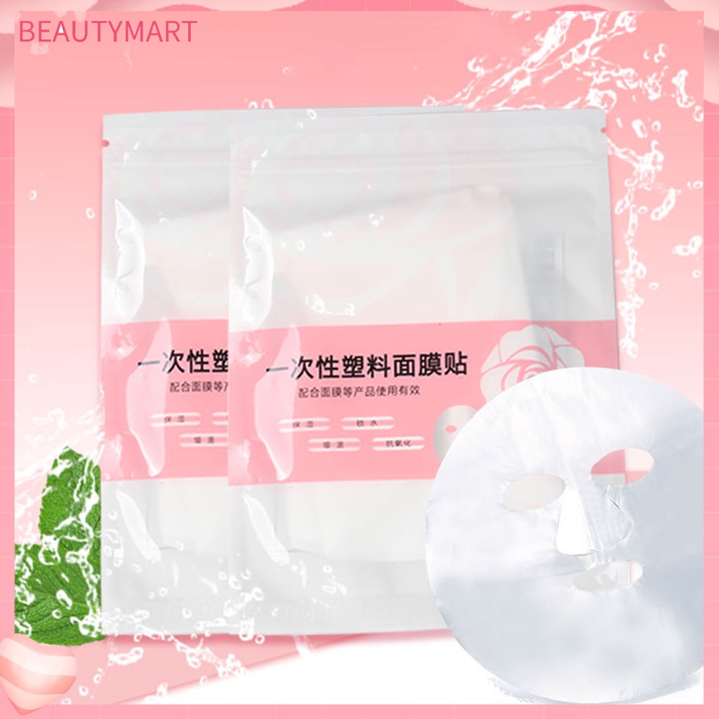 Bộ 100 Miếng Dán Nhựa PE Chống Mất Dưỡng Ẩm Đa Năng Dùng Một Lần Cho Spa