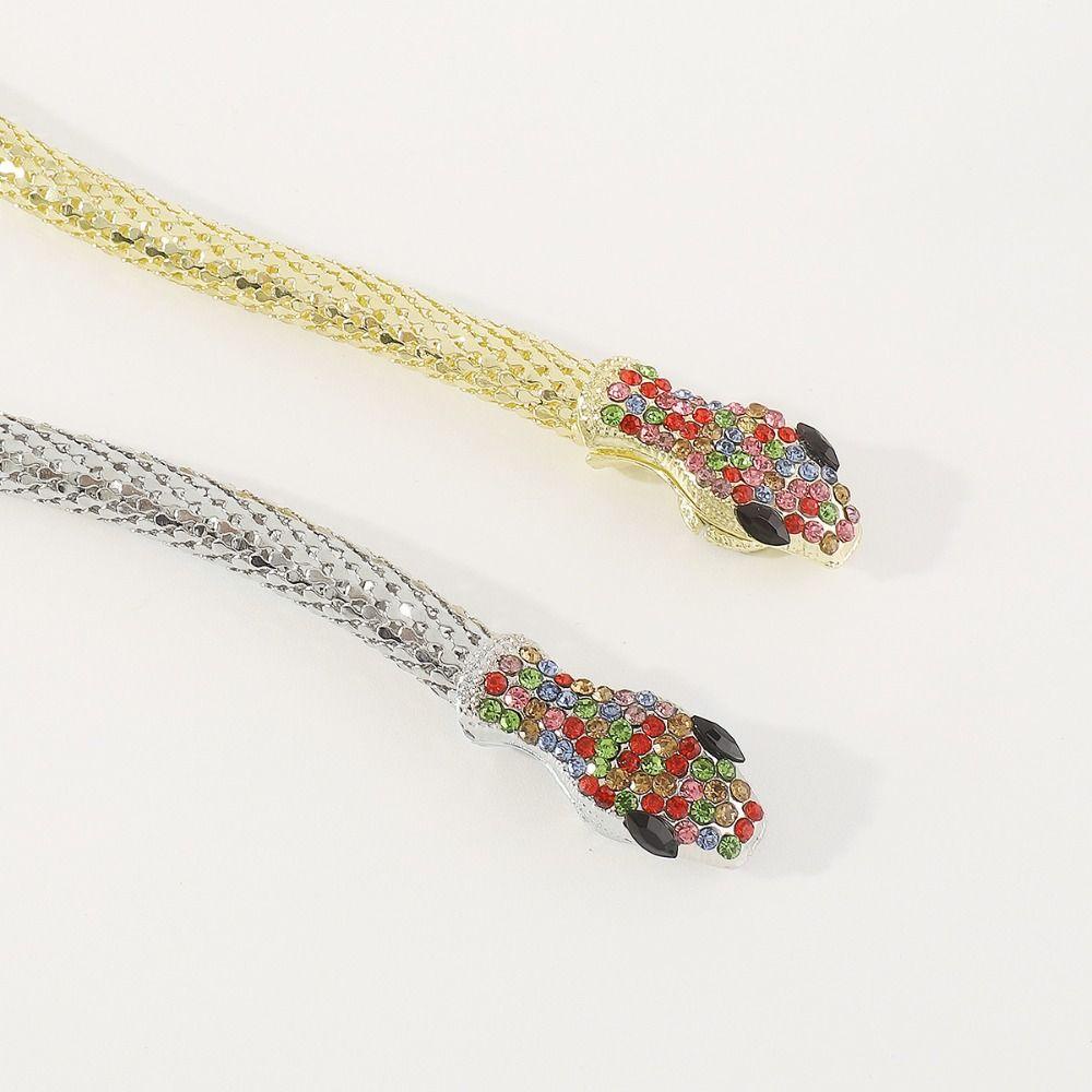 Vòng Cổ Hình Rắn Cỡ Lớn WMES15H Phong Cách Hip Hop Thời Trang Đường Phố Hàn Quốc Cho Nữ